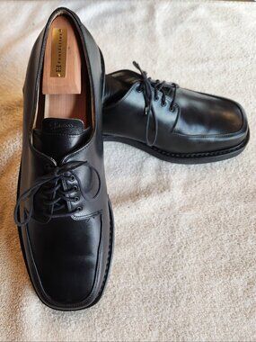 Paraboot Men's Black Leather Derby UK12
